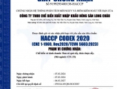 CHỨNG NHẬN HACCP